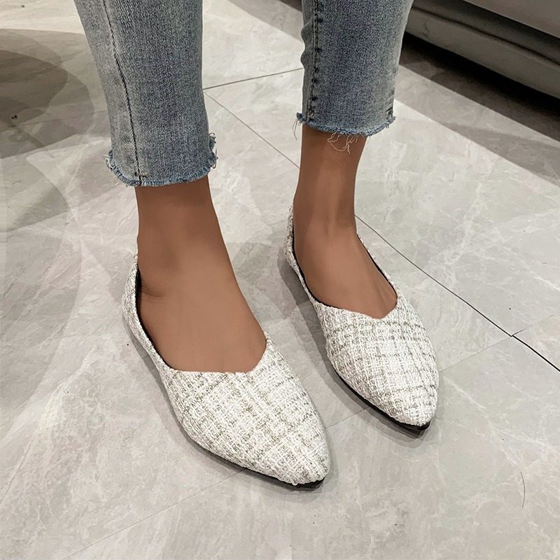 Women Fashion Korean - Grande taille chaussure unique femmes 2025
