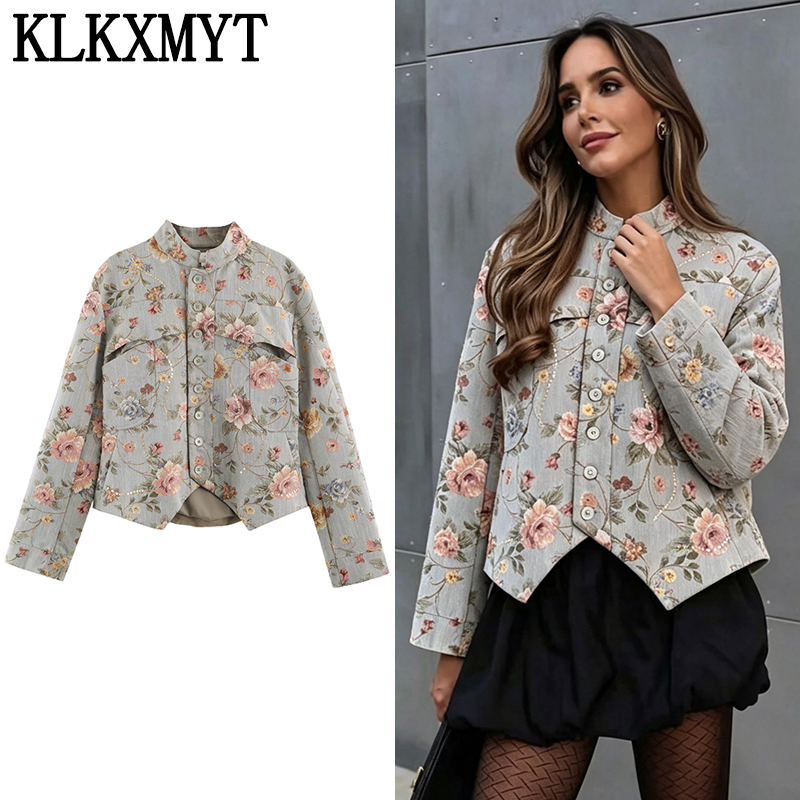 Women'S Fashion Quilted Jacket - Blazer Femme KLKXMYT 2026 Nouvelle Collection