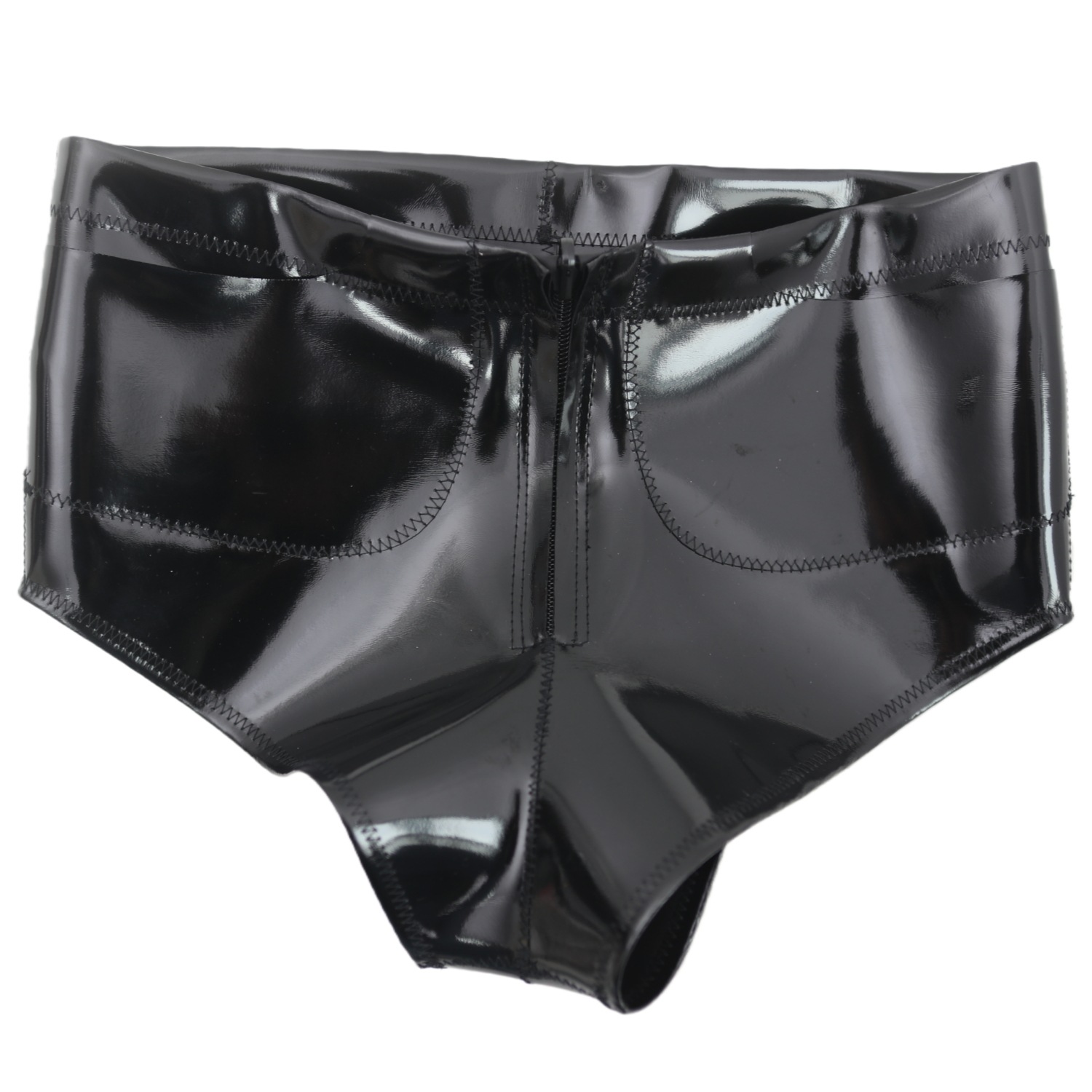 Women Fashion Styles - Shorts brillants unisexe avec poches, taille
