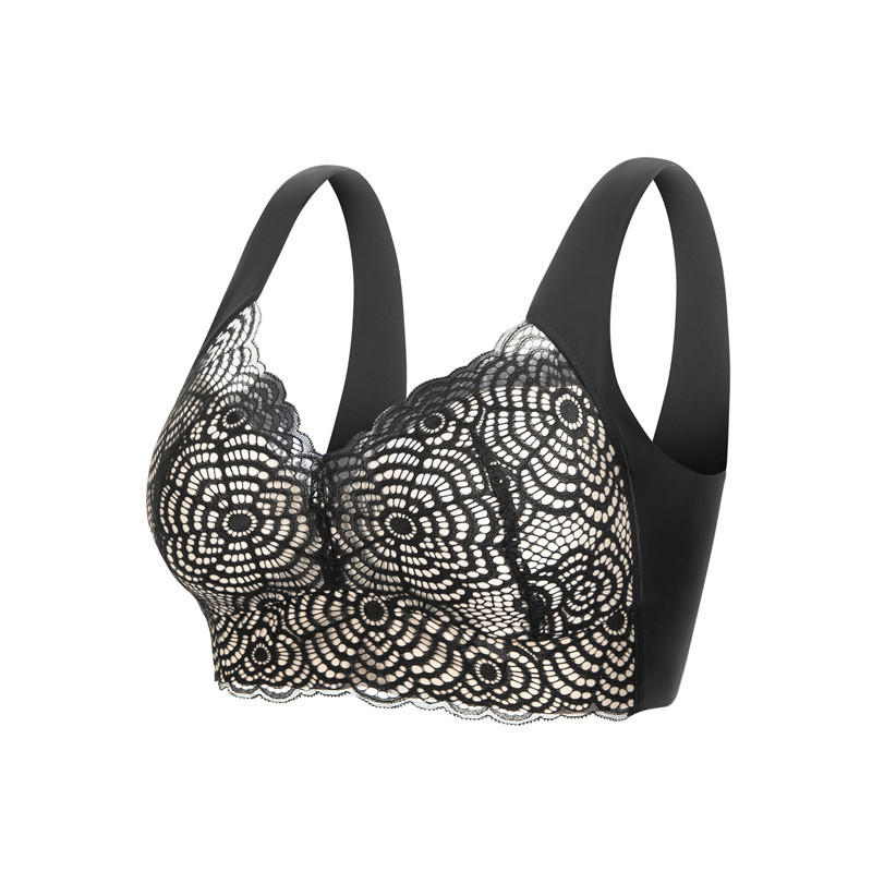 Bra Top Seamless - L'bellagiovanna Soutien-gorge sans armatures en dentelle