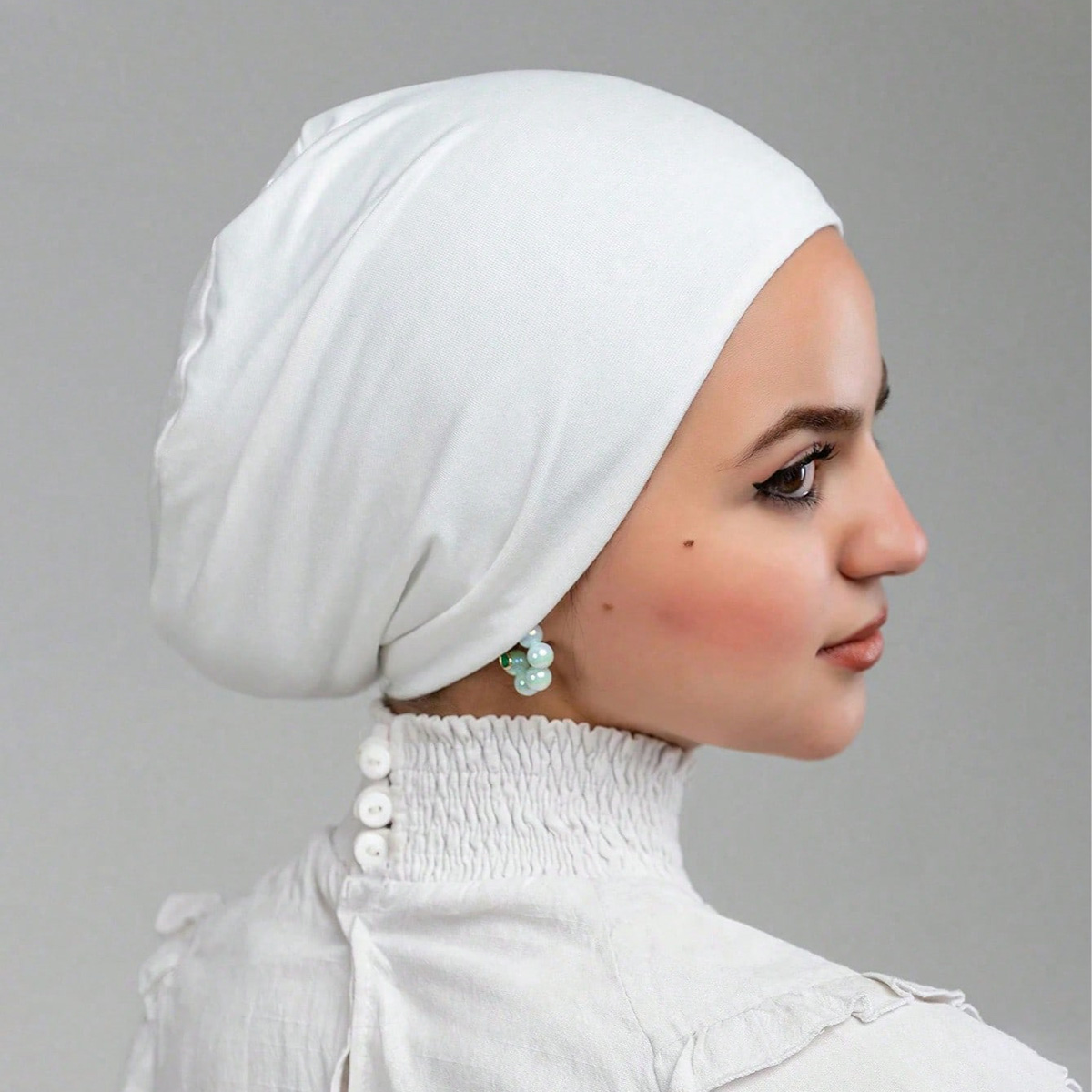Women'S Fashion Hats - Chaud solide coton Modal Jersey Hijabs