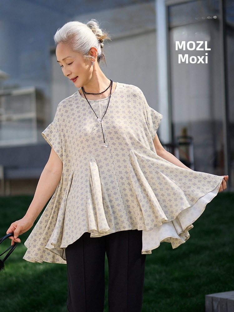 Women'S Fashion In The 50S - Muzhi T-shirt d'été à manches courtes