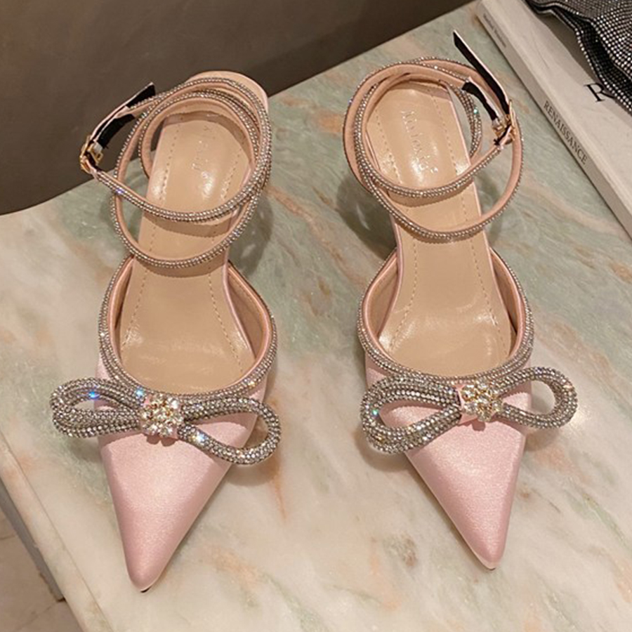 Women Fashion Korean - Sandales Femme Tendance à Nœud Papillon