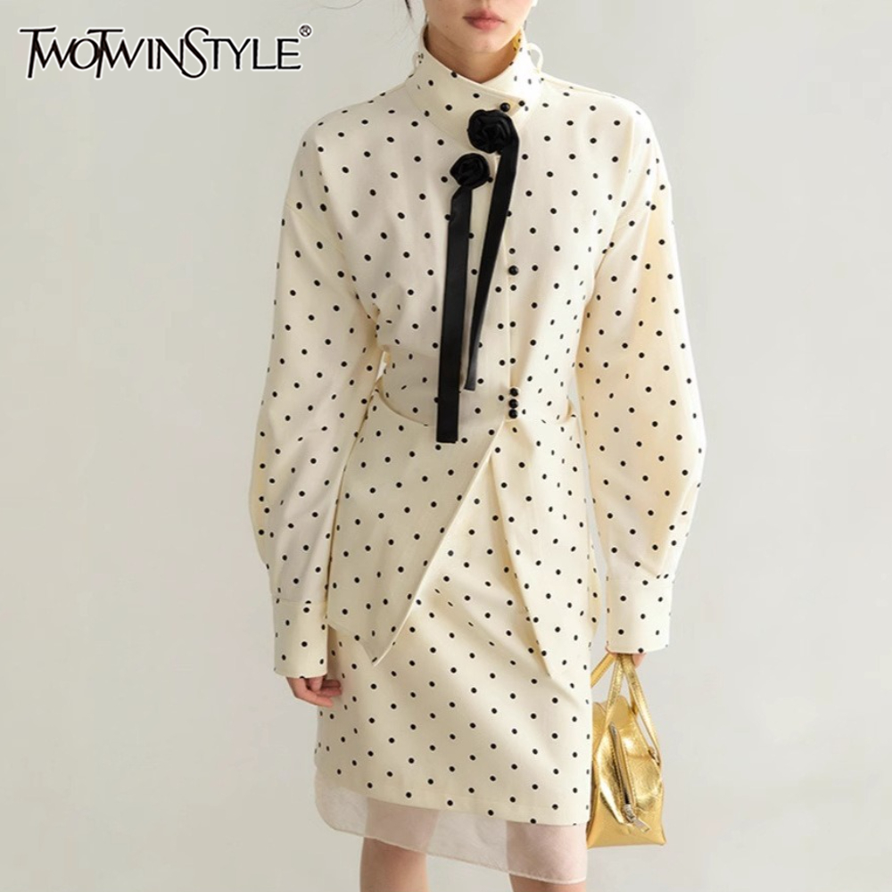 Women'S Fashion Quilted Jacket - TWOTWINSTYLE Beige épissé point impression deux