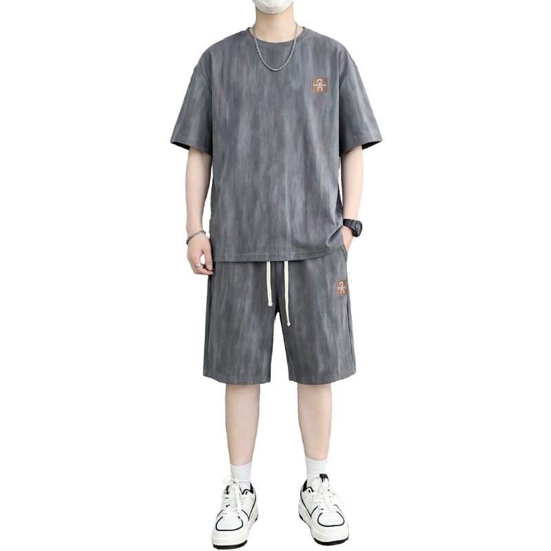 Tie Dye Two Piece - 【T-Shirt + short 5 points】Ensemble T-shirt