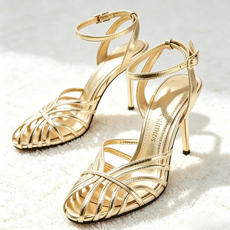 Women'S Fashion Q - Sexy or creux bande étroite sandale