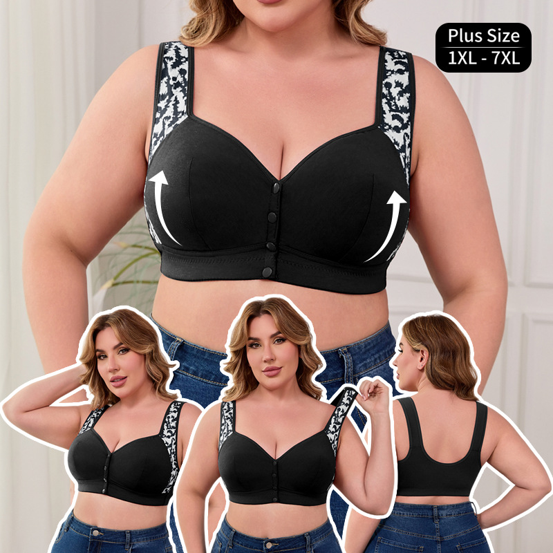 Bra Top Seamless - Soutien-gorge à boucle avant grande taille