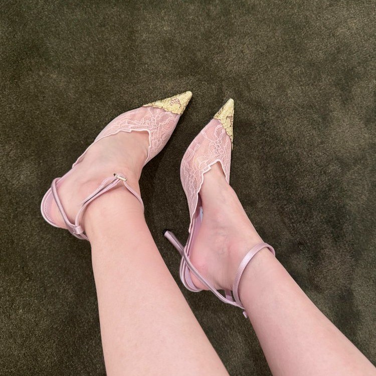 Nouvelles sandales roses à tal - Women Fashion Korean avis et prix