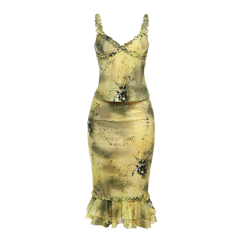 Ensemble 2 pièces pour femme,  - V Neck Cami Top avis et prix