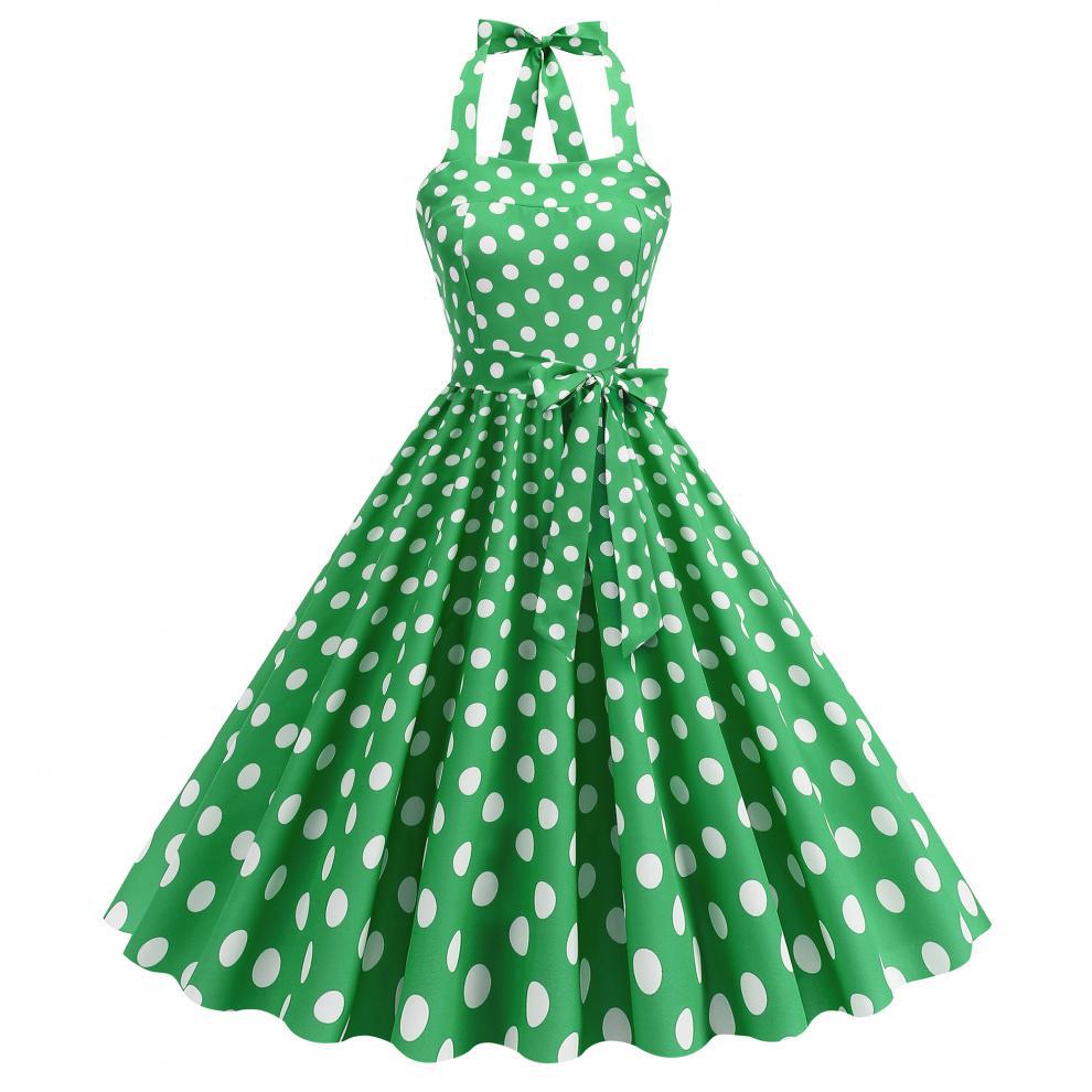 Robe de soirée swing sexy jaun - Women'S Fashion In The 50S avis et prix