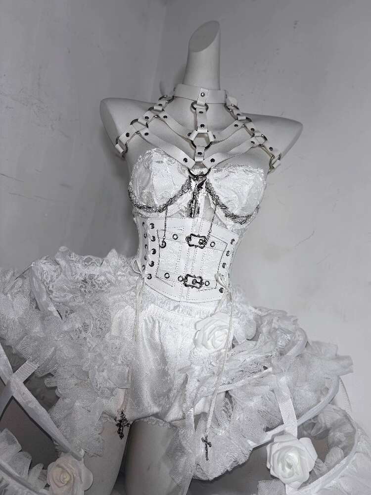 Costume Lolita en os de fleur, - Corset Top Boned avis et prix