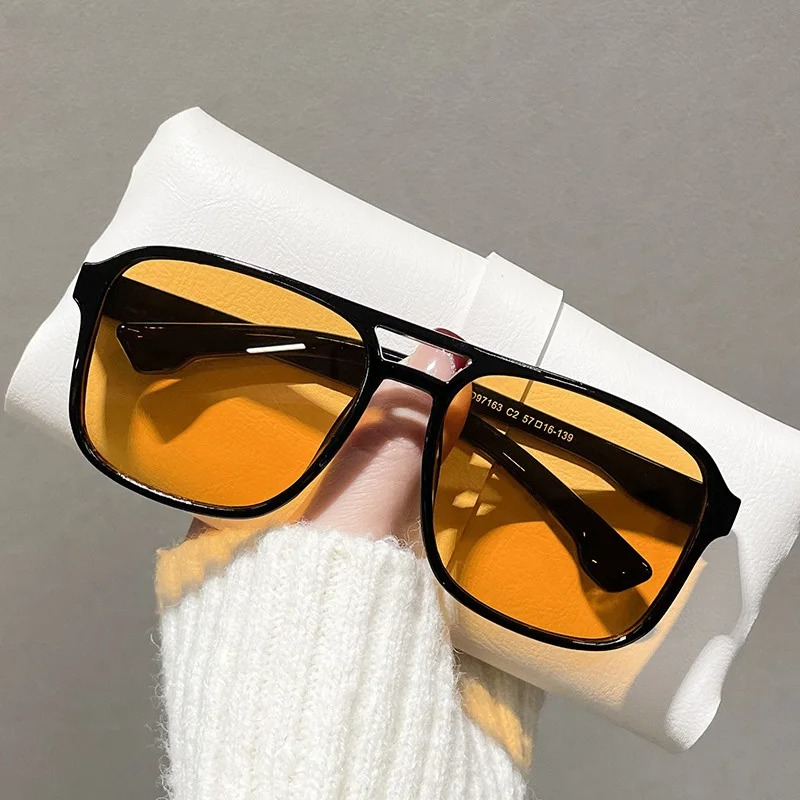 Lunettes de soleil carrées à d - Women'S Fashion Eyeglasses avis et prix