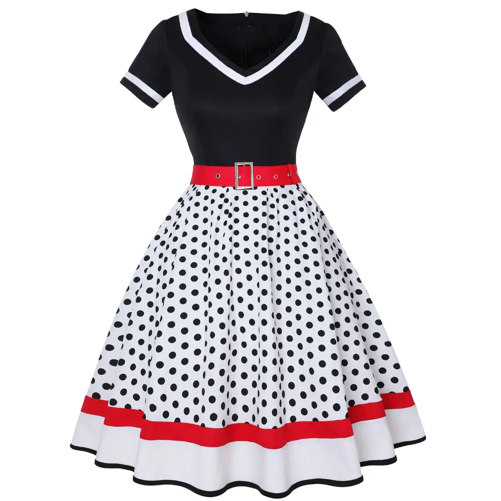 Robe trapèze Vintage à manches - Women'S Fashion In The 50S avis et prix