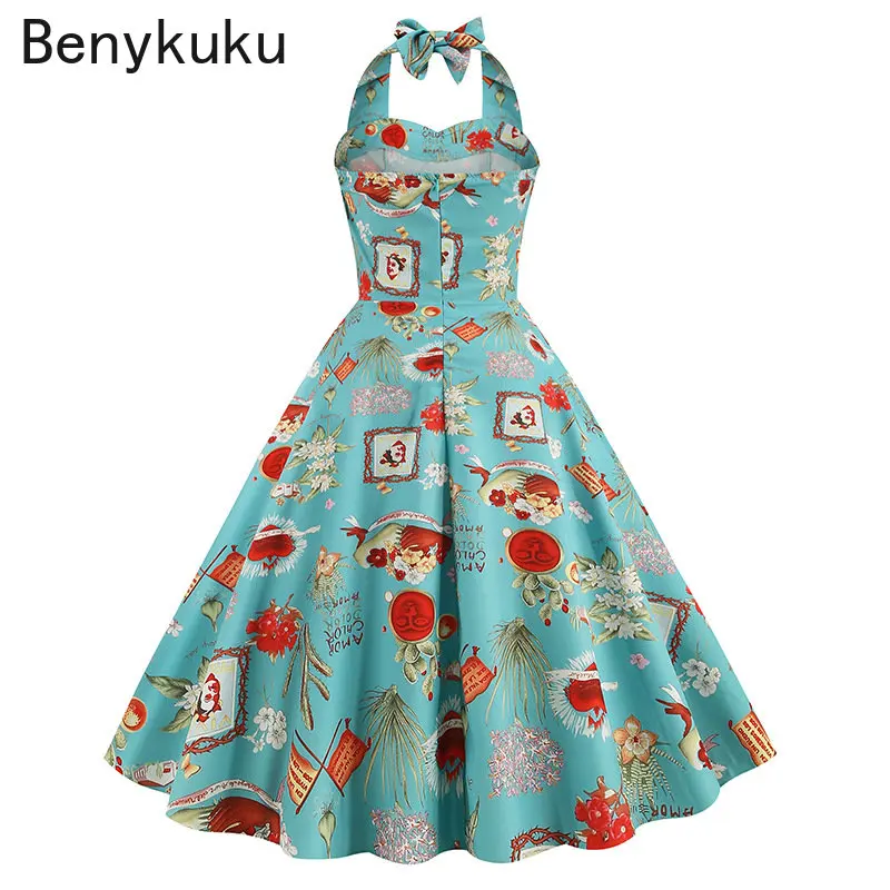 Robe rétro à col licou pour fe - Women'S Fashion In The 50S avis et prix