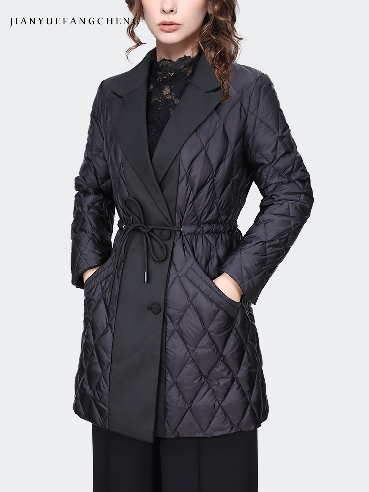 Doudoune longue matelassée noi - Women'S Fashion Quilted Jacket avis et prix