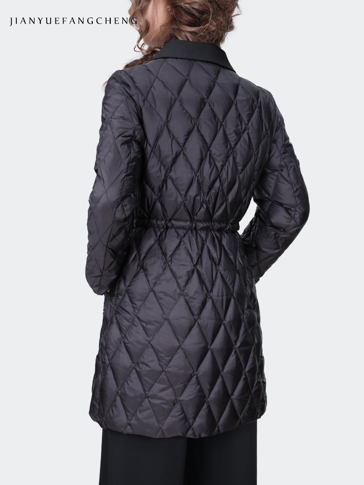 Doudoune longue matelassée noi - Women'S Fashion Quilted Jacket avis et prix