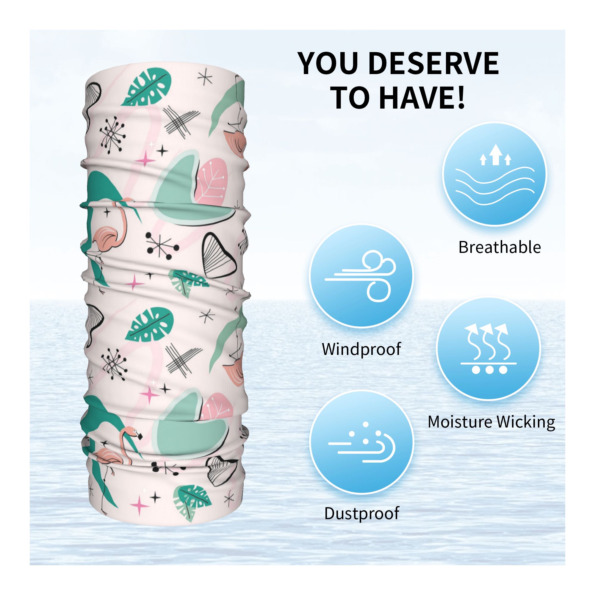 Atomic 50s Flamingo Bandana Ne - Women'S Fashion In The 50S avis et prix