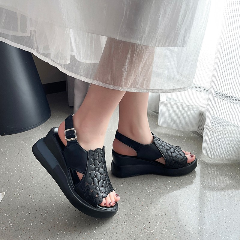 Chaussures compensées à platef - Women Fashion Korean avis et prix