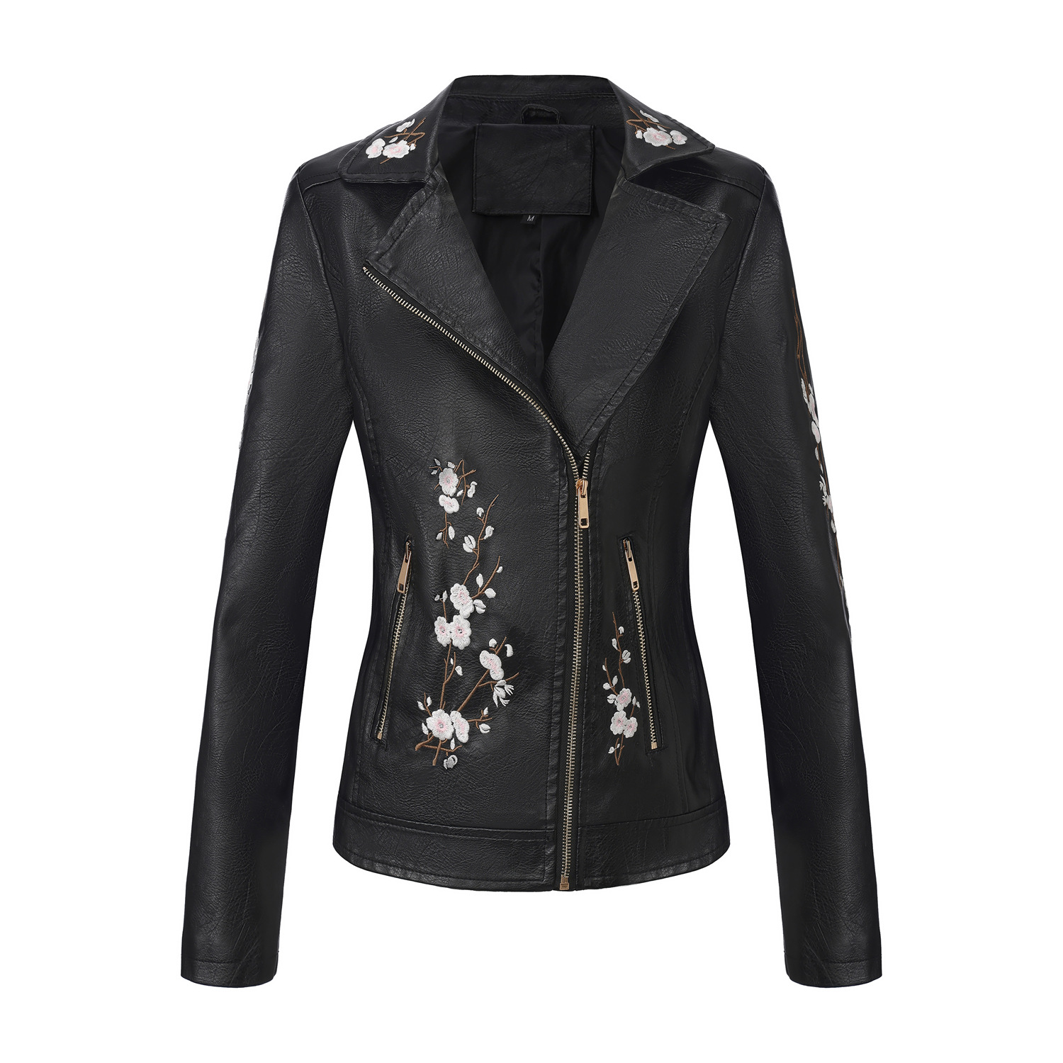 Veste en cuir brodée de cette  - Women'S Fashion Quilted Jacket avis et prix