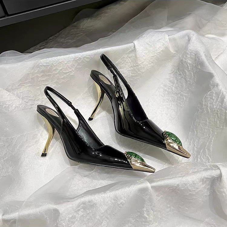 Escarpins en cuir verni à bout - Women'S Fashion Q avis et prix