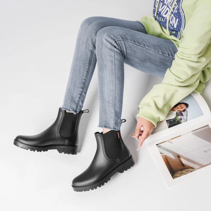 Bottes de pluie courtes antidé - Women'S Fashion Rain Boots avis et prix