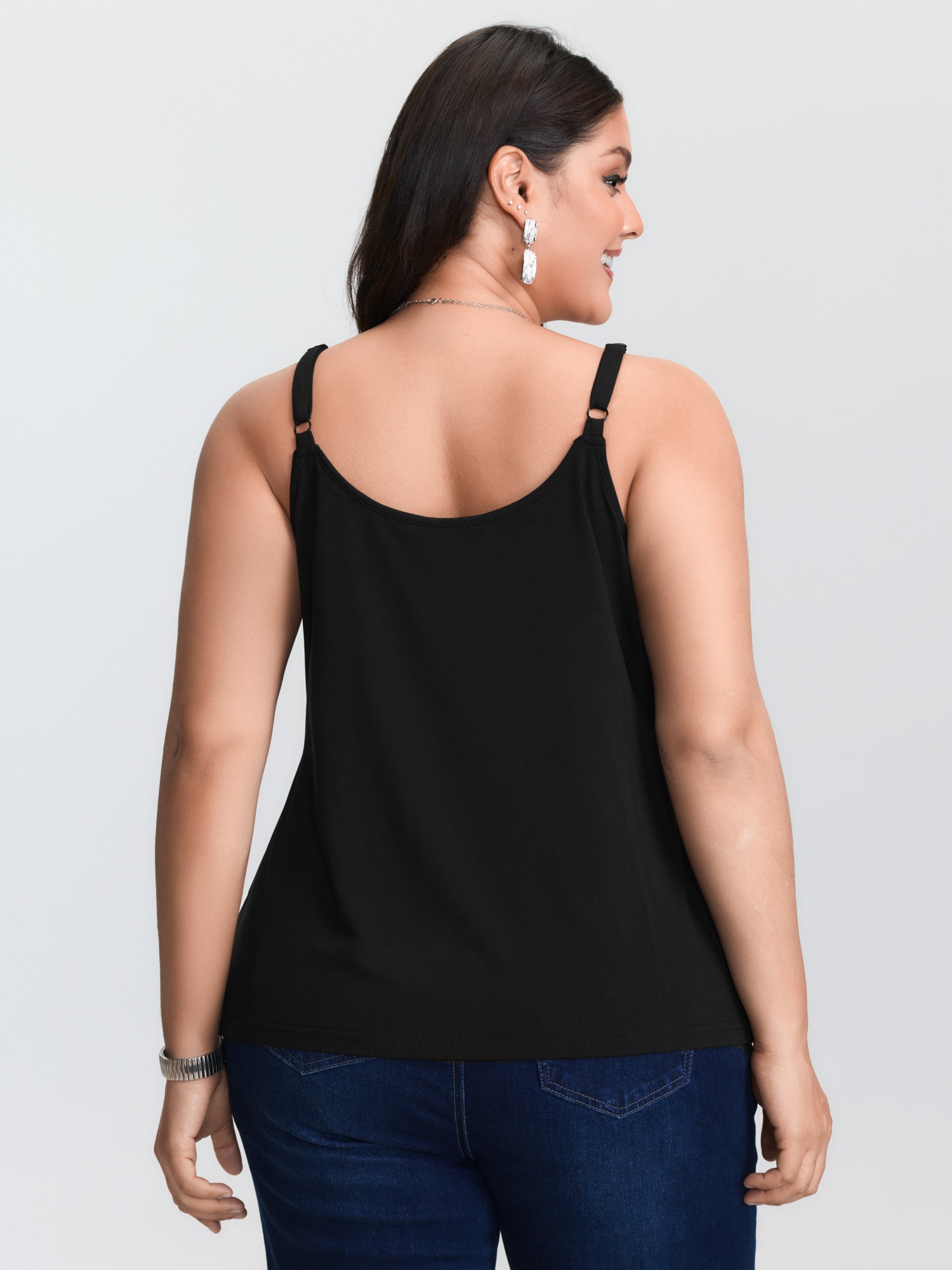 Débardeur en maille noire gran - V Neck Cami Top avis et prix