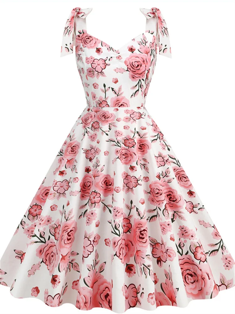 Robe d'été rétro années 50 et  - Women'S Fashion In The 50S avis et prix