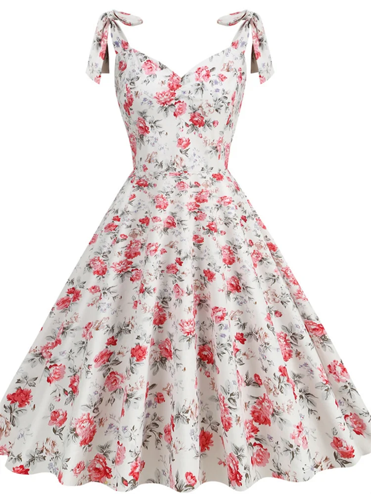Robe d'été rétro années 50 et  - Women'S Fashion In The 50S avis et prix
