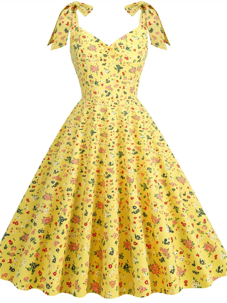 Robe d'été rétro années 50 et  - Women'S Fashion In The 50S avis et prix