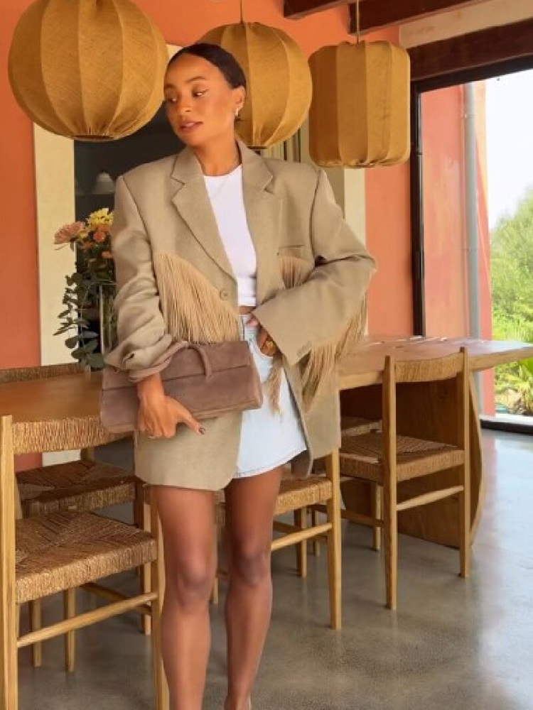 Blazer à revers tendance autom - Women'S Fashion Trends 2026 Spring Summer avis et prix