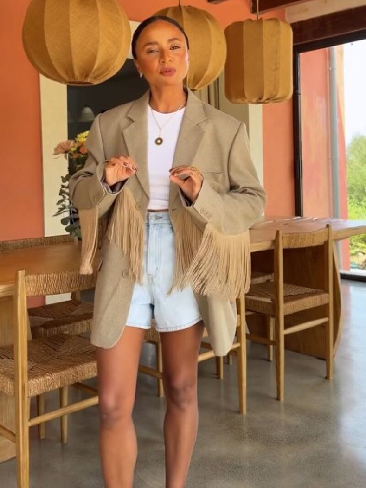 Blazer à revers tendance autom - Women'S Fashion Trends 2026 Spring Summer avis et prix