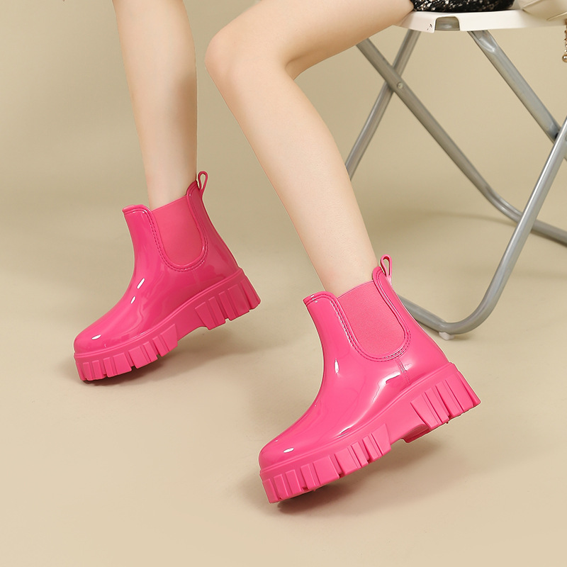 Bottes de pluie à plateforme p - Women'S Fashion Rain Boots avis et prix
