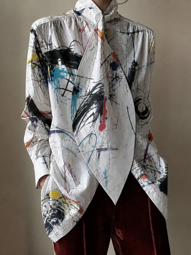 Chemisier à col haut pour femm - Women'S Fashion Trends 2026 Spring Summer avis et prix