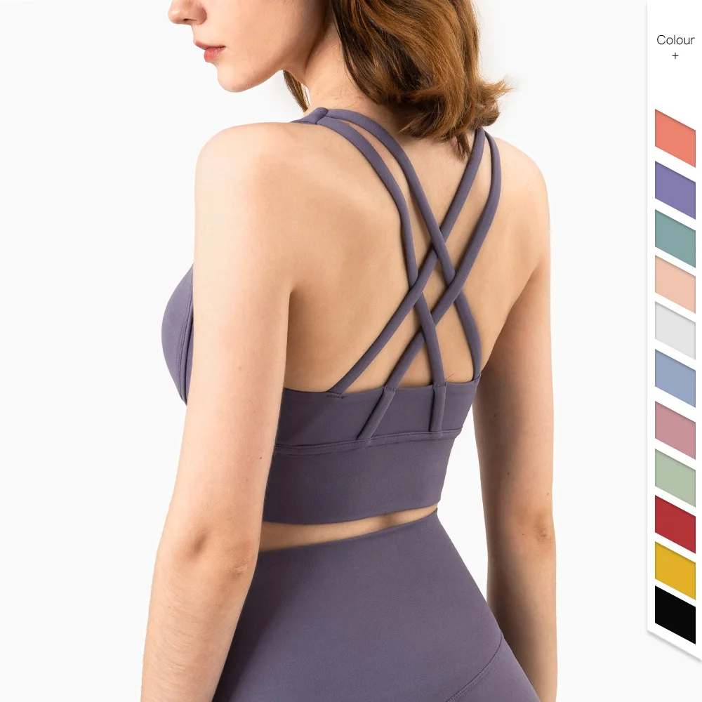 Mode d'été dos croisé femmes S - Bra Top Seamless avis et prix