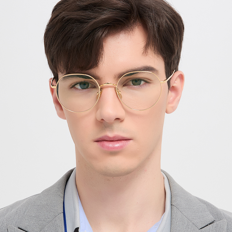 Grand rond pur titane lunettes - Women'S Fashion York avis et prix