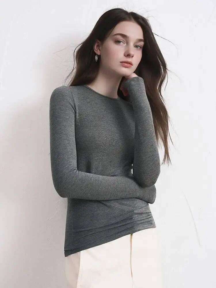 Haut à manches longues en méla - Women'S Fashion Q avis et prix