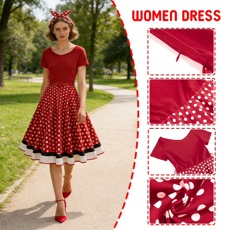Robe Vintage Chic pour Femme,  - Women'S Fashion In The 50S avis et prix